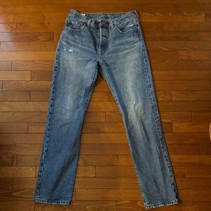 Vintage Levi’s 501 Blue Denim Jeans - Classic Straight Fit